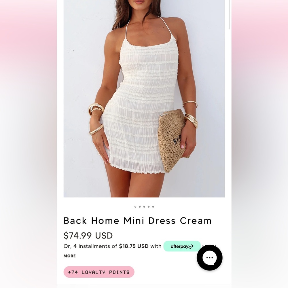 White Fox Boutique Back Home Mini Dress